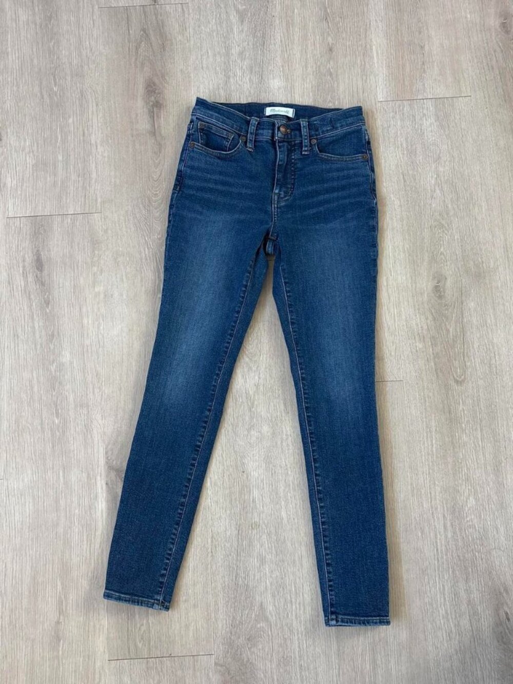 Madewell High Rise Skinny Jeans Women’s Size 26 Dark Navy Blue Denim